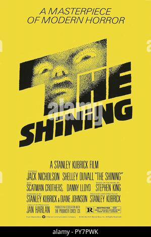 Titre du film original : THE SHINING. Titre en anglais : THE SHINING. Année : 1980. Réalisateur : Stanley Kubrick. Credit : Warner Brothers / Album Banque D'Images