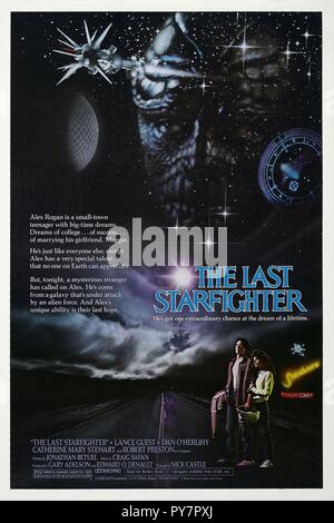 Titre original : The Last Starfighter. Titre en anglais : The Last Starfighter. Année : 1984. Directeur : NICK CASTLE. Credit : UNIVERSAL PICTURES / Album Banque D'Images