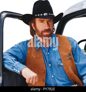 Titre original : WALKER, TEXAS RANGER. Titre en anglais : WALKER, TEXAS RANGER. Année : 1993. Réalisateur : JERRY JAMESON ; TONY MORDENTE. Stars : CHUCK NORRIS. Credit : COLUMBIA TRISTAR TELEVISION / Album Banque D'Images