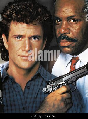 Titre original : l'Arme fatale 2. Titre en anglais : l'Arme fatale 2. Année : 1989. Réalisateur : RICHARD DONNER. Stars : Danny Glover, Mel Gibson. Credit : Warner Brothers / Album Banque D'Images