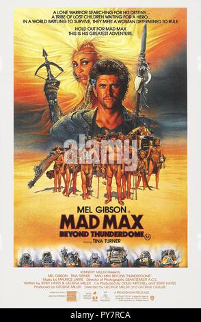 Titre original : MAD MAX III : AU-DELÀ DE THUNDERDOME. Titre en anglais : MAD MAX III : AU-DELÀ DE THUNDERDOME. Année : 1985. Réalisateur : GEORGE MILLER. Credit : Warner Brothers / Album Banque D'Images