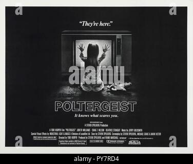 Titre original : Poltergeist. Titre en anglais : Poltergeist. Année : 1982. Réalisateur : Tobe Hooper. Credit : M.G.M/UNITED Artiste / Album Banque D'Images