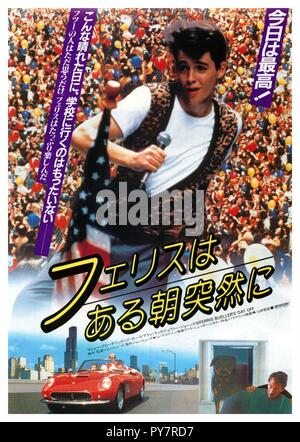 Titre original : Ferris Bueller'S DAY OFF. Titre en anglais : Ferris Bueller'S DAY OFF. Année : 1986. Réalisateur : John Hughes. Credit : PARAMOUNT PICTURES / Album Banque D'Images