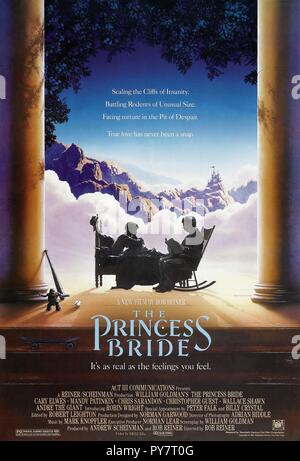 Titre original : THE PRINCESS BRIDE. Titre en anglais : LE PRINCESS BRIDE. Année : 1987. Réalisateur : Rob Reiner. Crédit : 20TH CENTURY FOX / Album Banque D'Images