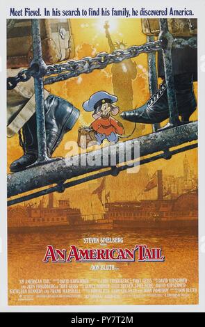 Titre original : AN AMERICAN TAIL. Titre en anglais : AN AMERICAN TAIL. Année : 1986. Réalisateur : Don BLUTH. Credit : UNIVERSAL PICTURES / Album Banque D'Images