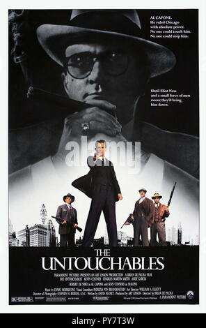 Titre original : les intouchables. Titre en anglais : les intouchables. Année : 1987. Réalisateur : BRIAN DE PALMA. Credit : PARAMOUNT PICTURES / Album Banque D'Images