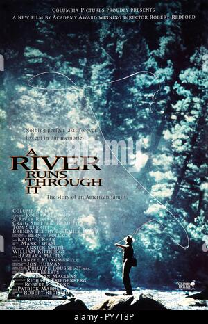 Titre original : au milieu coule une rivière. Titre en anglais : au milieu coule une rivière. Année : 1992. Réalisateur : Robert Redford. Credit : Columbia Pictures / Album Banque D'Images