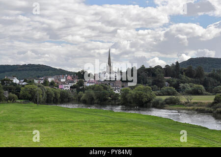 Ross on Wye dans le Herefordshire Angleterre paysage de ville anglaise rurale campagne britannique Banque D'Images