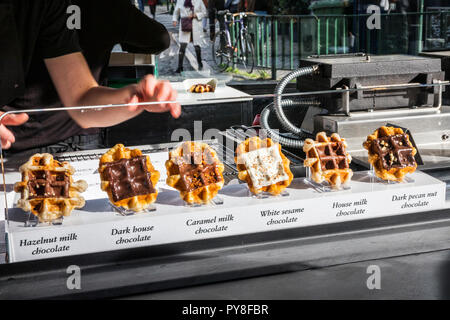 Gaufre belge traditionnel Banque D'Images