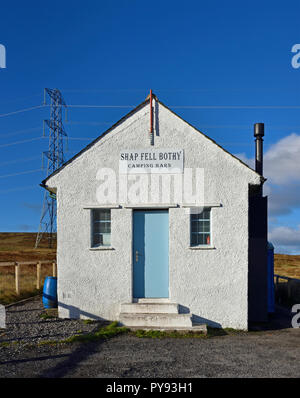 Shap a chuté Bothy Camping Grange. Sommet Shap, A6, Shap, Cumbria, Angleterre, Royaume-Uni, Europe. Banque D'Images