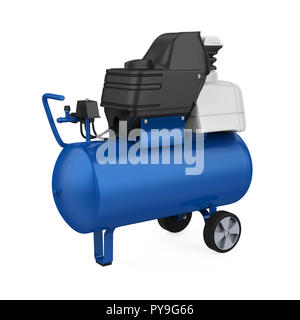 Isolées du compresseur d'air Banque D'Images