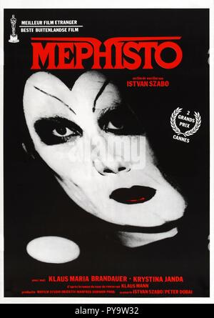 Titre original : MEPHISTO. Titre en anglais : MEPHISTO. Année : 1981. Directeur : Istvan Szabo. Credit : OBJEKTIV STUDIO / Album Banque D'Images