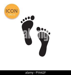L'icône d'impression pied télévision en couleur noir style vector illustration sur fond blanc. Illustration de Vecteur