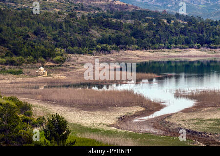 L'Europe, Grèce, îles du Dodécanèse, Rhodes, gadouras, barrage Banque D'Images