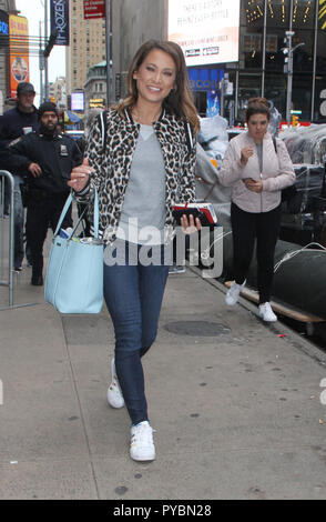 New York, USA. 26Th Oct, 2018. Le gingembre Zee de Good Morning America vu quitter ABC Studios à New York le 26 octobre 2018. Credit : Rw/media/Alamy Punch Live News Banque D'Images