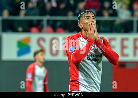 Venlo, Pays-Bas 26 octobre 2018 Soccer FC Emmen v VVV Venlo 2018-2019 Cavlan seizoen Eredivisie caner du FC Emmen : Crédit photos Orange/Alamy Live News Banque D'Images