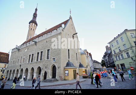 Hôtel de ville de Tallinn, Estonie Banque D'Images