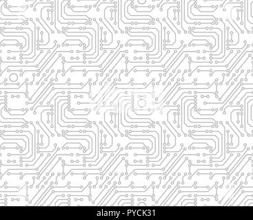 Circuit board, illustration. Banque D'Images
