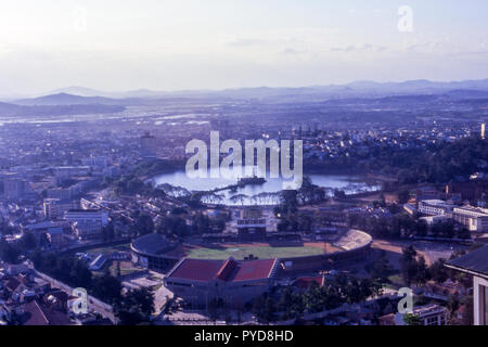 Vue panoramique d'Antananarivo, Madagascar, l'Afrique Banque D'Images