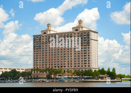 The Westin Savannah Harbor Golf Resort & Spa à Savannah en Géorgie Banque D'Images