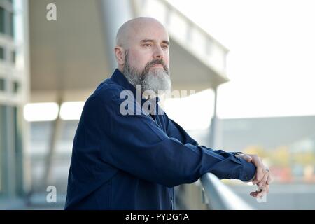 Raymond Unger en octobre 2018 au Salon du livre de Francfort. Dans le monde d'utilisation | Banque D'Images