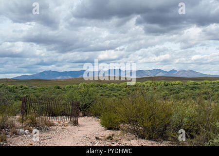 Cimetière de Fairbank. Comté de Cochise, dans l'Arizona. USA Banque D'Images