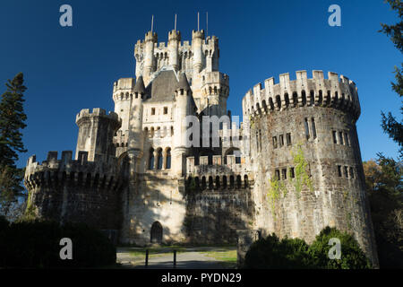 Butrón château médiéval en Pays Basque Espagne. Middleage Banque D'Images