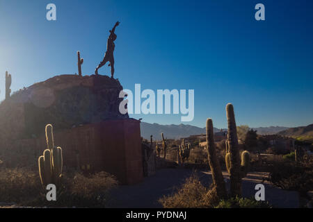 Monument de l'indépendance à Humahuaca, au nord-ouest de l'Argentine. Quebrada de Humahuaca Banque D'Images