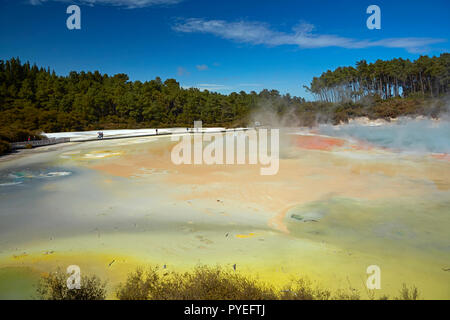 Palette d'artistes, Waiotapu la Réserve Thermale, près de Rotorua, île du Nord, Nouvelle-Zélande Banque D'Images