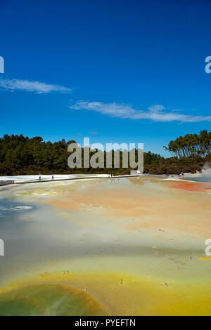 Palette d'artistes, Waiotapu la Réserve Thermale, près de Rotorua, île du Nord, Nouvelle-Zélande Banque D'Images