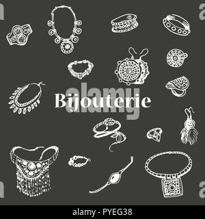 Vector illustration d'une variété de décorations Illustration de Vecteur