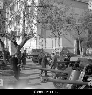 Beförderungsappell Wehrmacht und Ordensverleihung - promotion de l'armée allemande appel et cérémonie de remise des médailles Banque D'Images