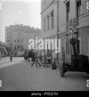 Beförderungsappell Wehrmacht und Ordensverleihung - promotion de l'armée allemande appel et cérémonie de remise des médailles Banque D'Images