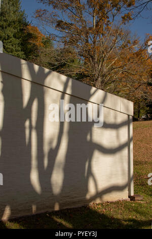 La galerie de sculptures, partie de Philip Johnson Glass House Museum, construit en 1970, New Canaan, CT, USA Banque D'Images