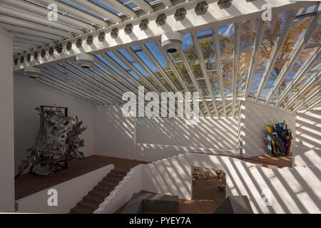 La galerie de sculptures, partie de Philip Johnson Glass House Museum, construit en 1970, New Canaan, CT, USA Banque D'Images