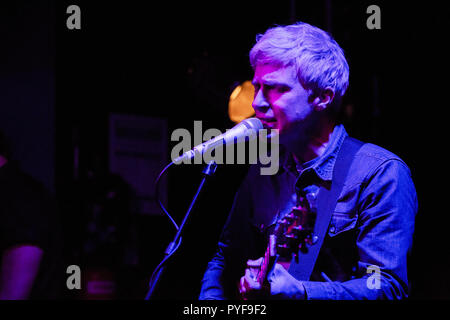 Nada Surf (Matthew Caws) - 24 avril 2018 - O2 Academy Newcastle Banque D'Images