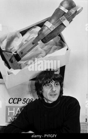 Archives 80 : Xavier Lemire, l'ONG Handicap International, Lyon, France Banque D'Images