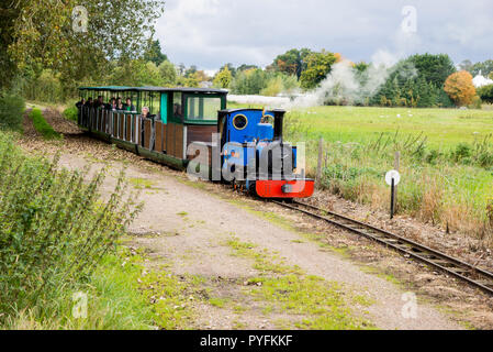 Bressingham Steam Museum et jardins - Norfolk, Angleterre - Photo prise le 7 octobre 2017 Banque D'Images