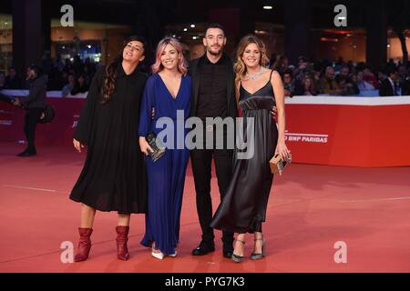 Cinéma Roma Fest 2018. Festival du Film de Rome. Tapis rouge film nuits magiques. Dans l'image : Banque D'Images