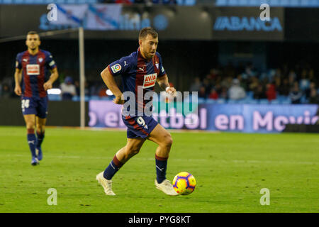 Vigo, Espagne. 27 Oct 2018 ;. La Liga match entre Real Club Celta de Vigo et SD Eibar dans Balaidos stadium ; Vigo ; score final 4-0. Credit : Brais Seara/Alamy Live News Banque D'Images