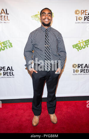 Los Angeles, USA. 27 octobre, 2018. Deitrick producteur Foley assiste à de réels des jeunes du tambour à survivre et à augmenter les prix et une salle de projection à Los Angeles Film School le 27 octobre 2018. Crédit : Vladimir M. Yazev/Alamy Live News. Banque D'Images