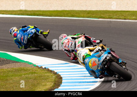 Melbourne, Australie. 28 Oct 2018. Chauffer à la MotoGP 2018 Grand Prix Moto d'Australie Michelin , l'Australie le 28 octobre 2018. Crédit : Dave Hewison Sports/Alamy Live News Banque D'Images