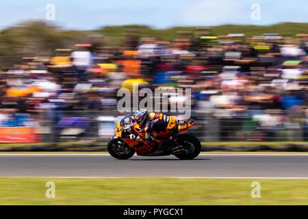 Melbourne, Australie. 26Th apr 2018. Durant le réchauffage au Michelin 2018 Grand Prix Moto d'Australie , Australie le 28 octobre 2018. Crédit : Dave Hewison Sports/Alamy Live News Banque D'Images