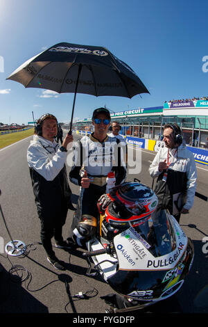 Melbourne, Australie. Dimanche, 28 octobre, 2018. Phillip Island, Australie. Mike Jones, Angel Nieto Équipe MotoGP. Credit : Russell Hunter/Alamy Live News Banque D'Images