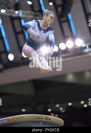 Doha, Katar. 28 Oct, 2018. Ellie Black (Canada) à l'aller. GES/gym/Championnats du monde de gymnastique à Doha, Qualification, 28.10.2018 - GES/Gymnastique Artistique Gymnastique/Championnats du Monde : 28.10.2018 - utilisation dans le monde entier | Credit : dpa/Alamy Live News Banque D'Images