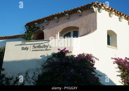 Sotheby's Office à Porto Cervo, Costa Smeralda, Sardaigne, Italie Banque D'Images