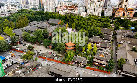 Yuan Wenshu ou monastère de Wenshu, Chengdu, Chine Banque D'Images