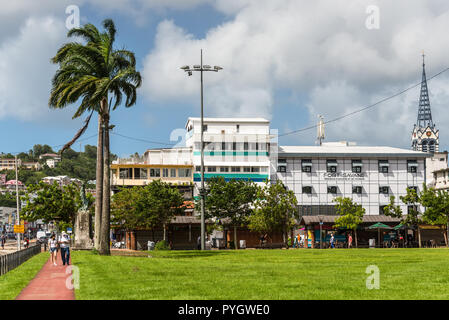 Fort-de-France, Martinique - 19 décembre 2016 : Savane park à Fort-de-France, France, ministère de l'outre-mer des Caraïbes Martinique, Petites Antilles, Banque D'Images