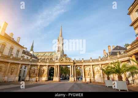 Citysape vue sur la vieille ville avec la cathédrale Saint Epvre à Nancy, France Banque D'Images