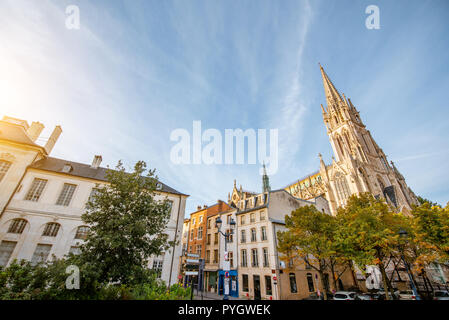 Matin vue sur la cathédrale saint Epvre à Nancy, France Banque D'Images